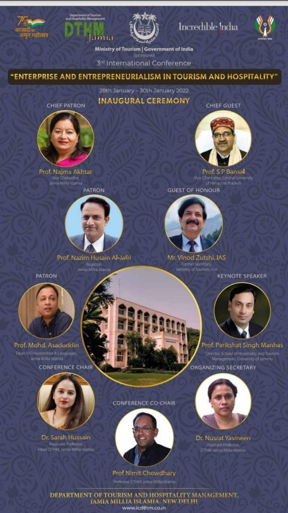 Inaugural ceremony of the International Conference Enterprise and Entrepreneurialism in Tourism and Hospitality